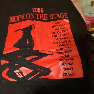 Black and Red BTS T-Shirt